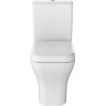 Напольный унитаз VITRA POLAR безободковый двурежимный механизм смыва 3/6 л сиденье микролифт 9843B003-7201